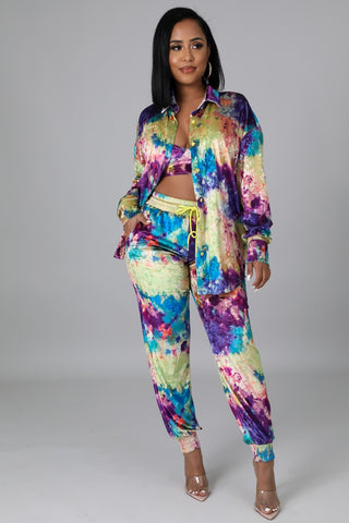 3pc Blissful Hours Pant Set