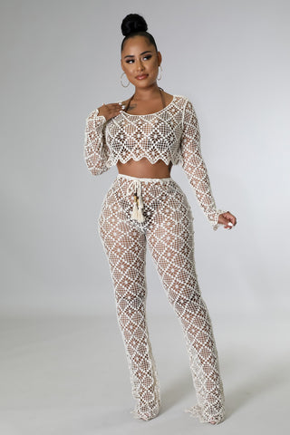 Yacht Hottie Cover Up Pant Set