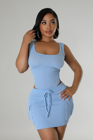 Ease Essence Bodysuit Skirt Set