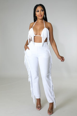 No Fringes Left Pant Set