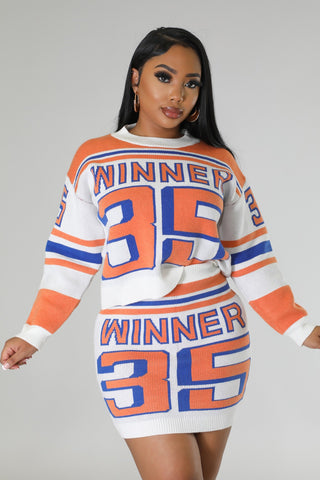 All Time Winner Skirt Set