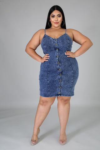 Denim Denim Dress