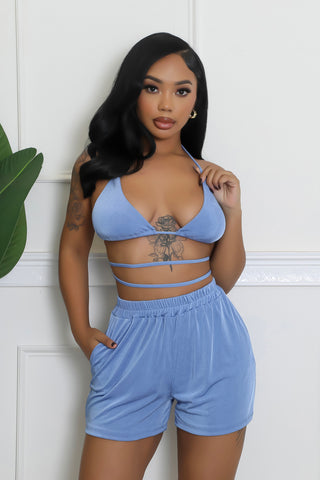 3pc Jasmine Days Short Set