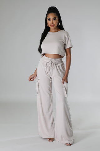 On The Cuff Pant Set