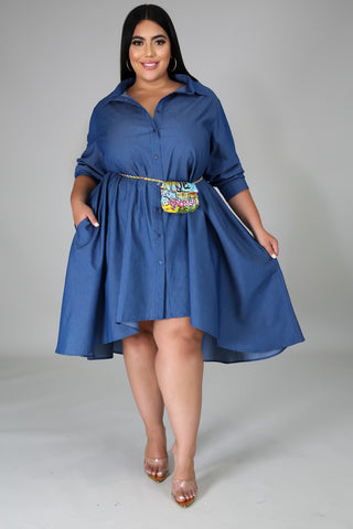 Self Love Denim Dress