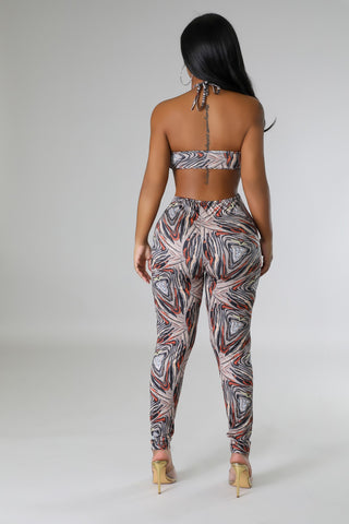 Grovy Swirls Jumpsuit