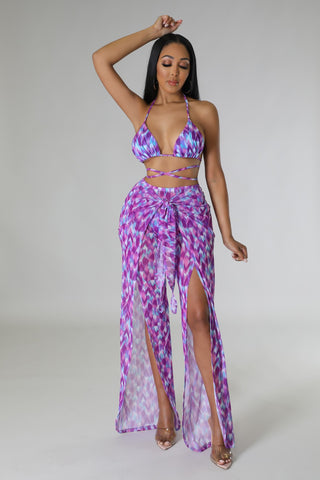 3pc Effortless Hot Girl Swim Set