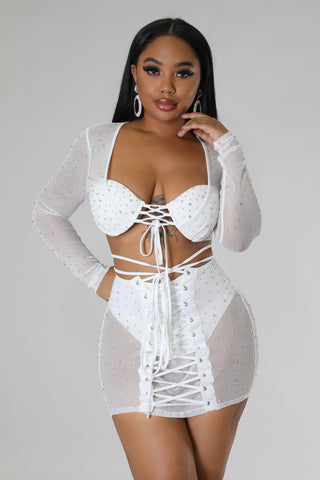 Own The Night Skirt Set