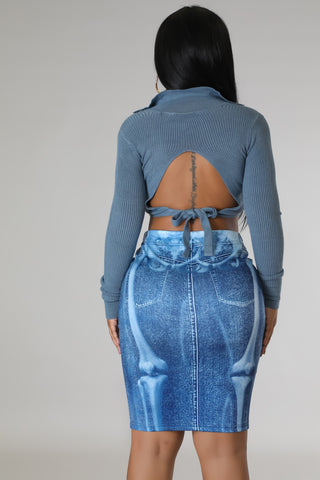 Denim Wild Skirt