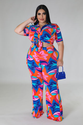 High Vibrancy Pant Set