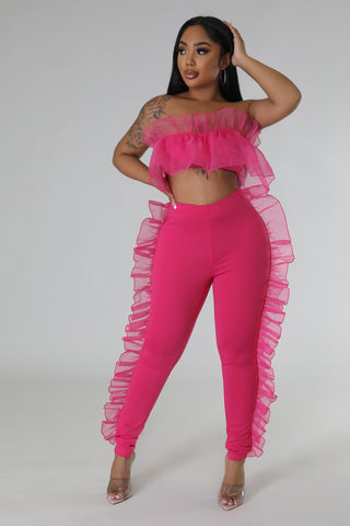 Ruffling Thoughts Pant Set