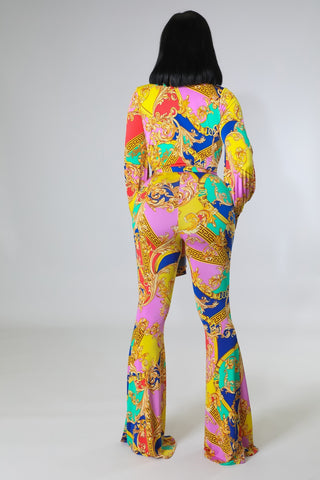 Fancy Thoughts Bodysuit Pant Set