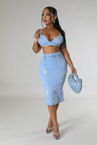 Baddie Icon Skirt Set