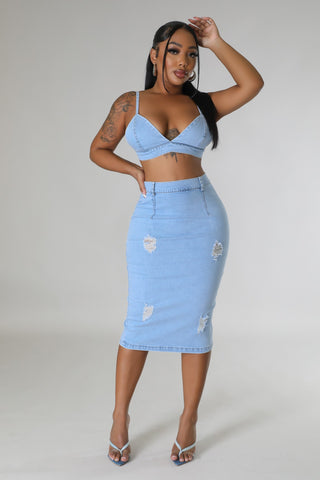 Baddie Icon Skirt Set